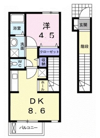 アヴニールの物件間取画像